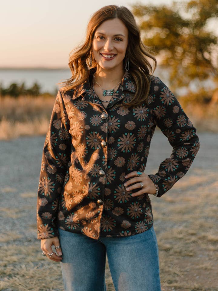 Sterling Kreek - Wholesale Blazer - Women's - The Western Bloom Blazer5
