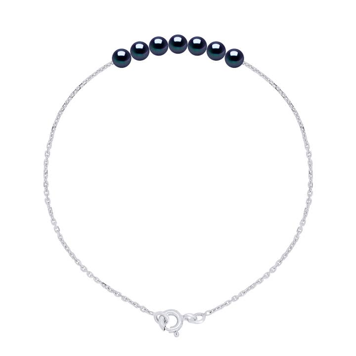 Bracciale con 7 autentiche perle coltivate d'acqua dolce per la vendita all'ingrosso da parte di Mitzuko