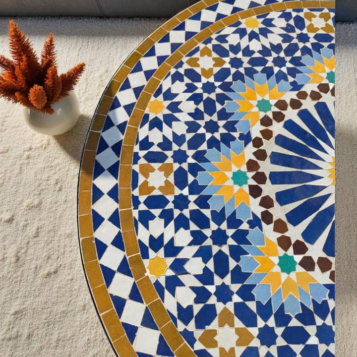 AtlasPerles - Wholesale Coffee Table - Mosaic Patio Table3