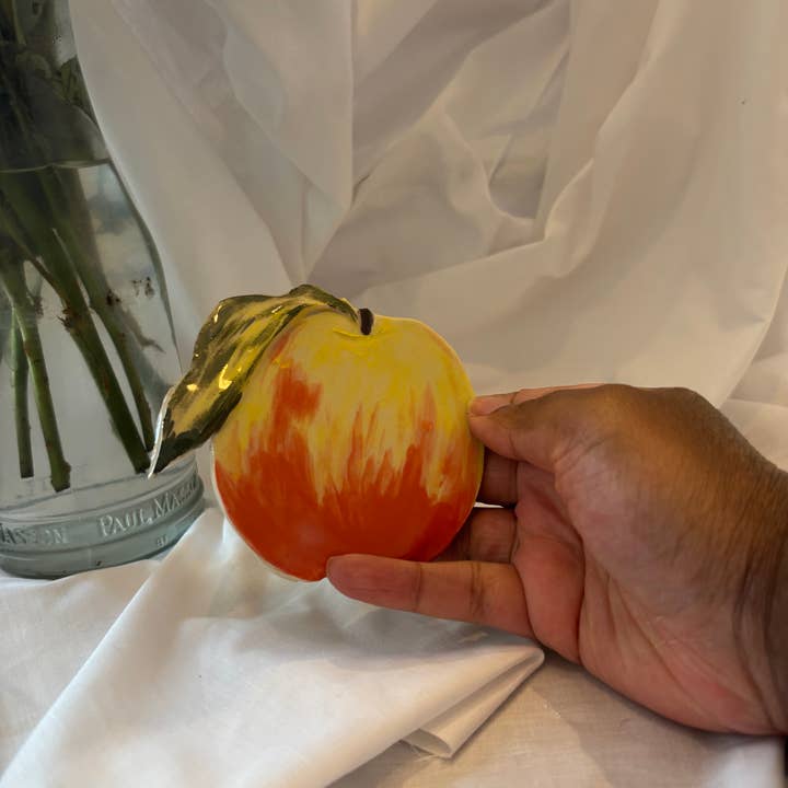 Tomekah George - Wholesale Coasters - Apple Coaster, Colourful Spring Decor, Drink holder3