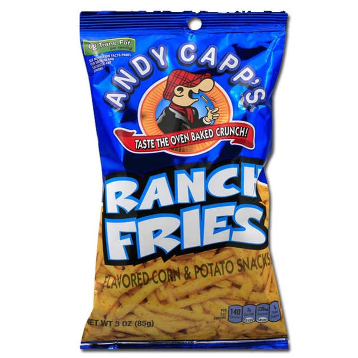 I Got Your Candy – Großhandel Chips – Andy Capp's Ranch Fries 3 Unzen — 12 ct
