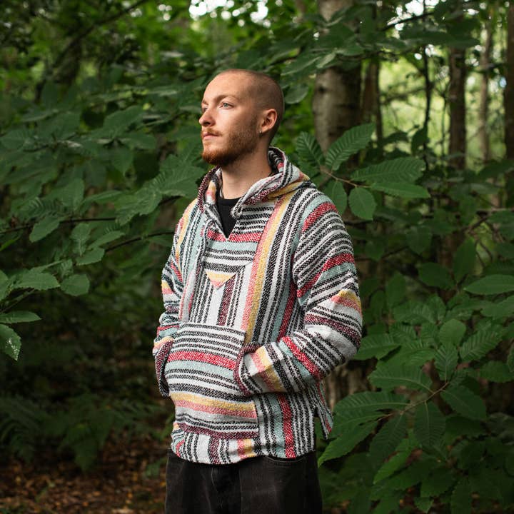 Siesta – wholesale Hoodie – Women's – Baja Hoodie - Sugar Stripe5