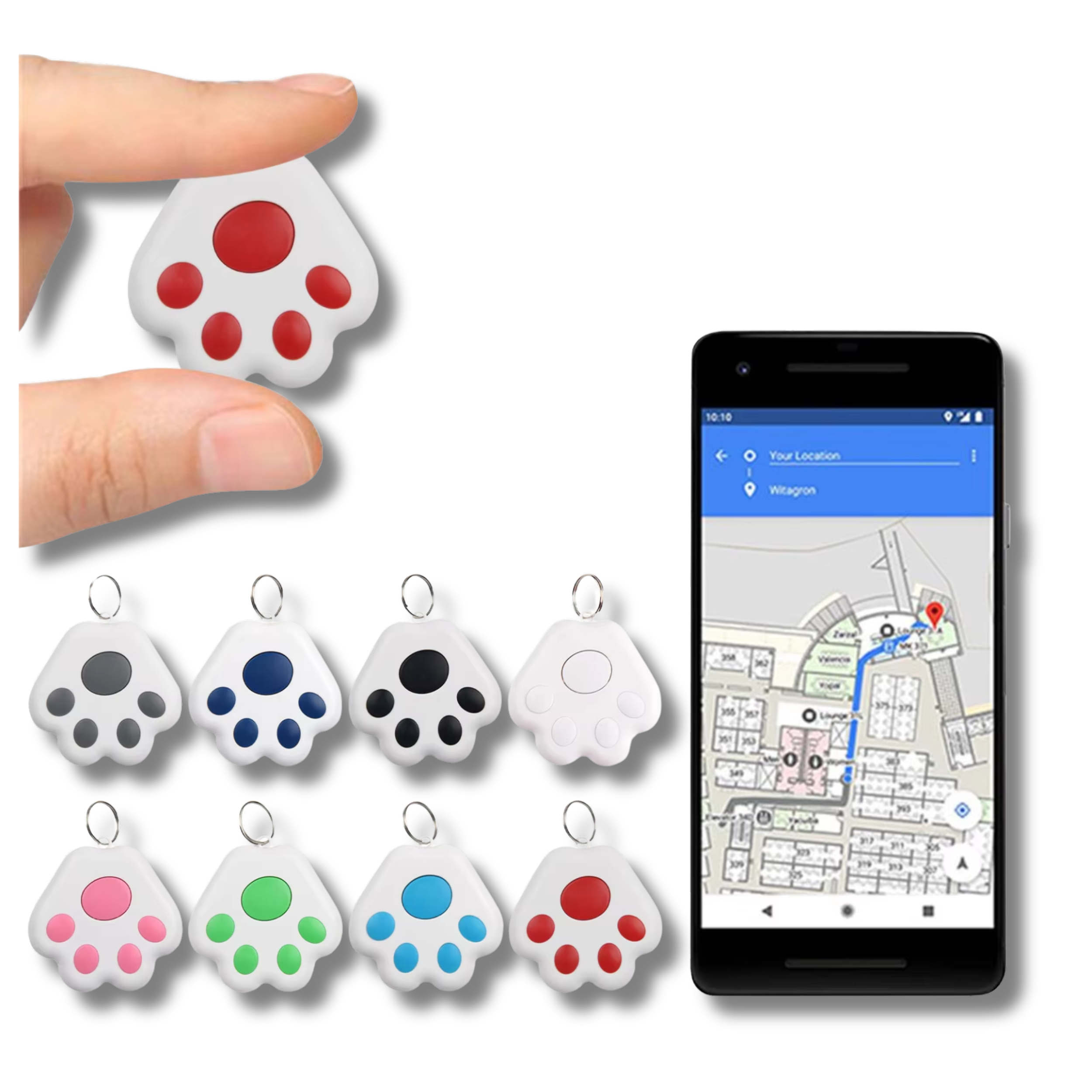 Lumbee Trade – wholesale Kitchen tool/gadget – Mini GPS Wireless Locator For Keys & Dogs- Assorted5