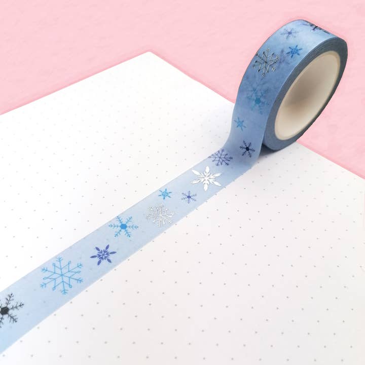 Snowflake Washi for wholesale by Peach and Mimi