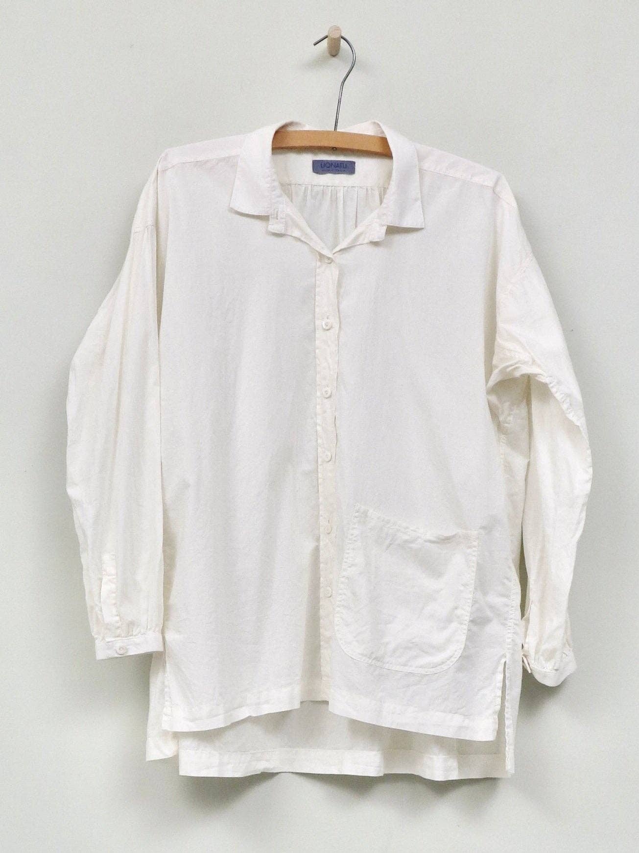 UQNATU - Wholesale Button Down Shirt - Women's - Long Sleeve Smock Organic Batiste7