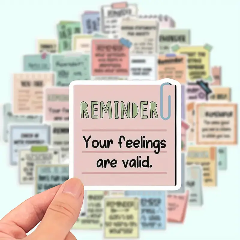 Magnifique Hearts – wholesale Klistermärke – Positiva påminnelsestickers – Självvård & Motivationsset1