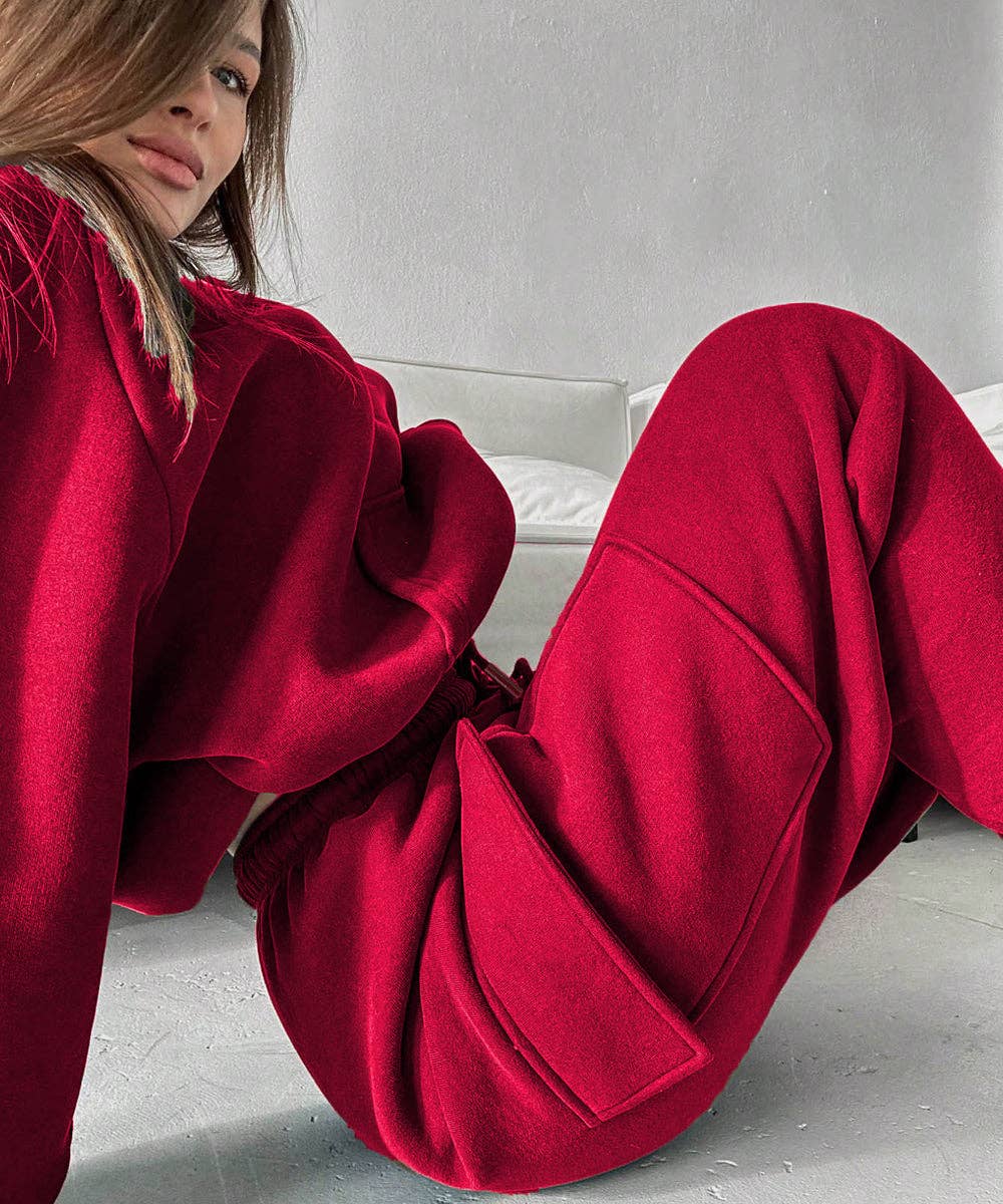 Aria Romance – wholesale Träningskläder – Dam – Prestanda Fleece Hoodie Jogger Set9