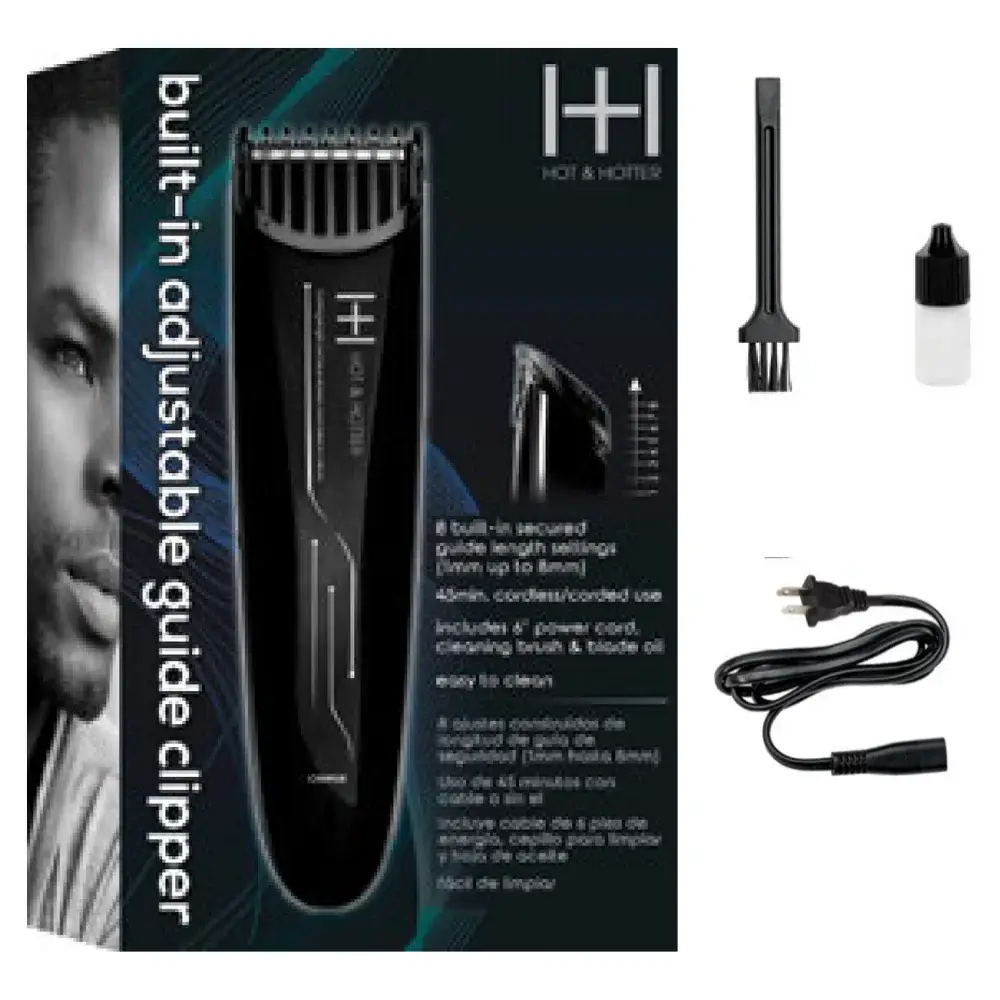 Annie International, Inc. - Wholesale Clippers - Men's - Hot & Hotter Adjustable Guide Rechargeable Clipper Black1