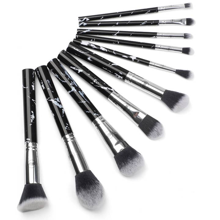 Lurella Cosmetics - Wholesale Make-up brush set - Deluxe Marble Brush Set1