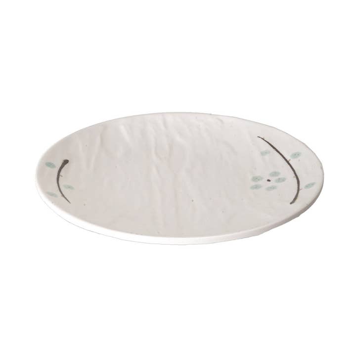 7"D Round Plate White Snow Melamine Series (20/80) for wholesale by Urban Tokyo