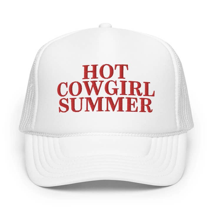 Hot Cowgirl Trucker-Mütze für den Sommer, bestickt für den Großhandel von Free Spirit