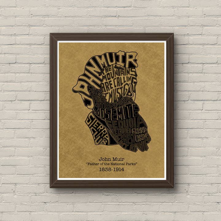 John Muir Giclée Print – Father of National Parks for wholesale by James Joseph Designs & Photography