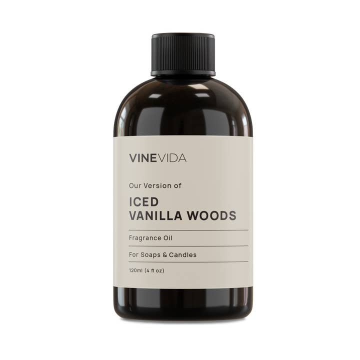 Iced Vanilla Woods duftolie til sæber og stearinlys for engroshandel hos VINEVIDA