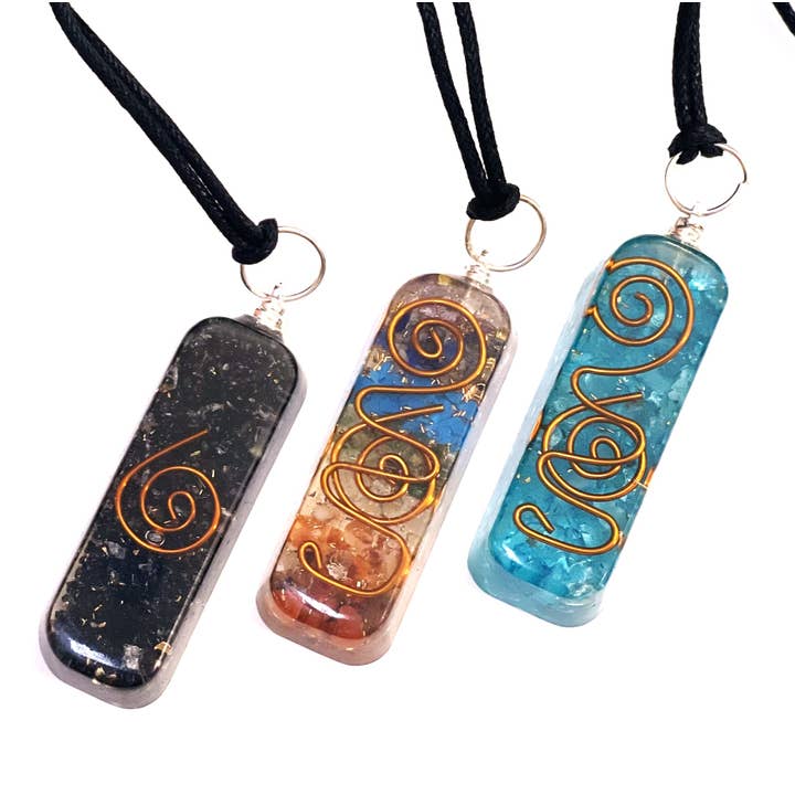 VPS Stones Inc. - Wholesale Pendant/Charm Necklace - Mix Orgonite Necklaces