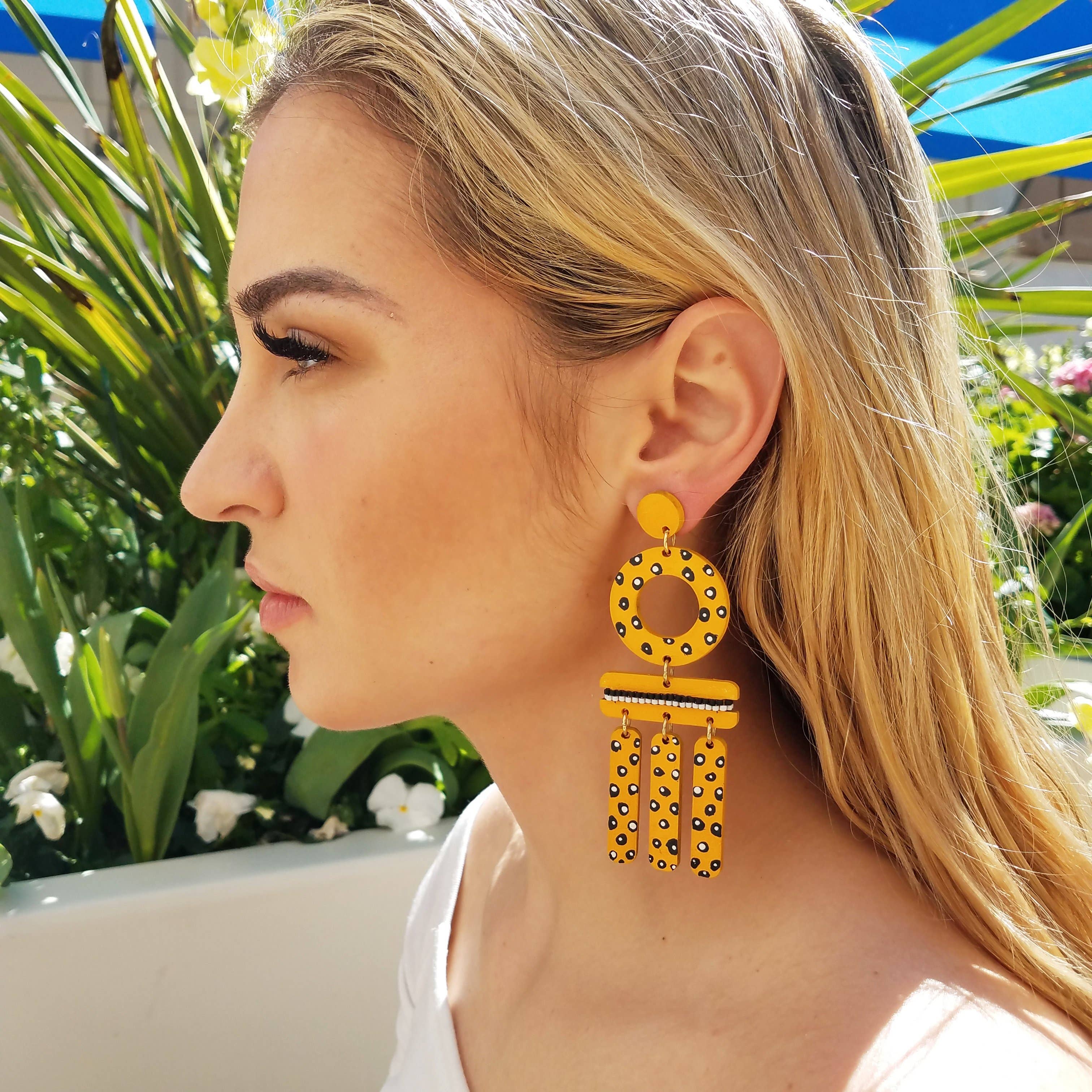 SCOTCHBONNET! - Wholesale Dangle Earrings - Wind Chime Earrings | Pineapple (light weight)2