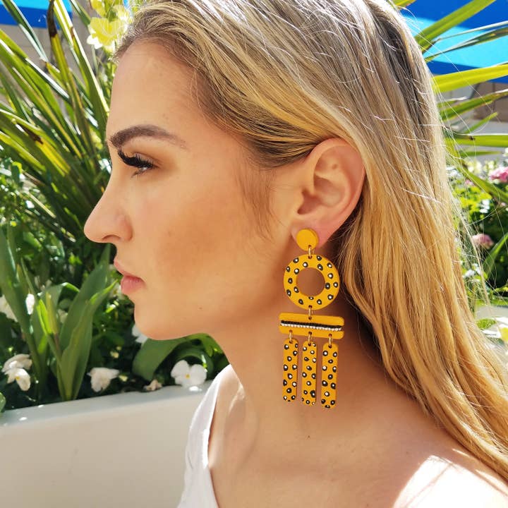 SCOTCHBONNET! - Wholesale Dangle Earrings - Wind Chime Earrings | Pineapple (light weight)2