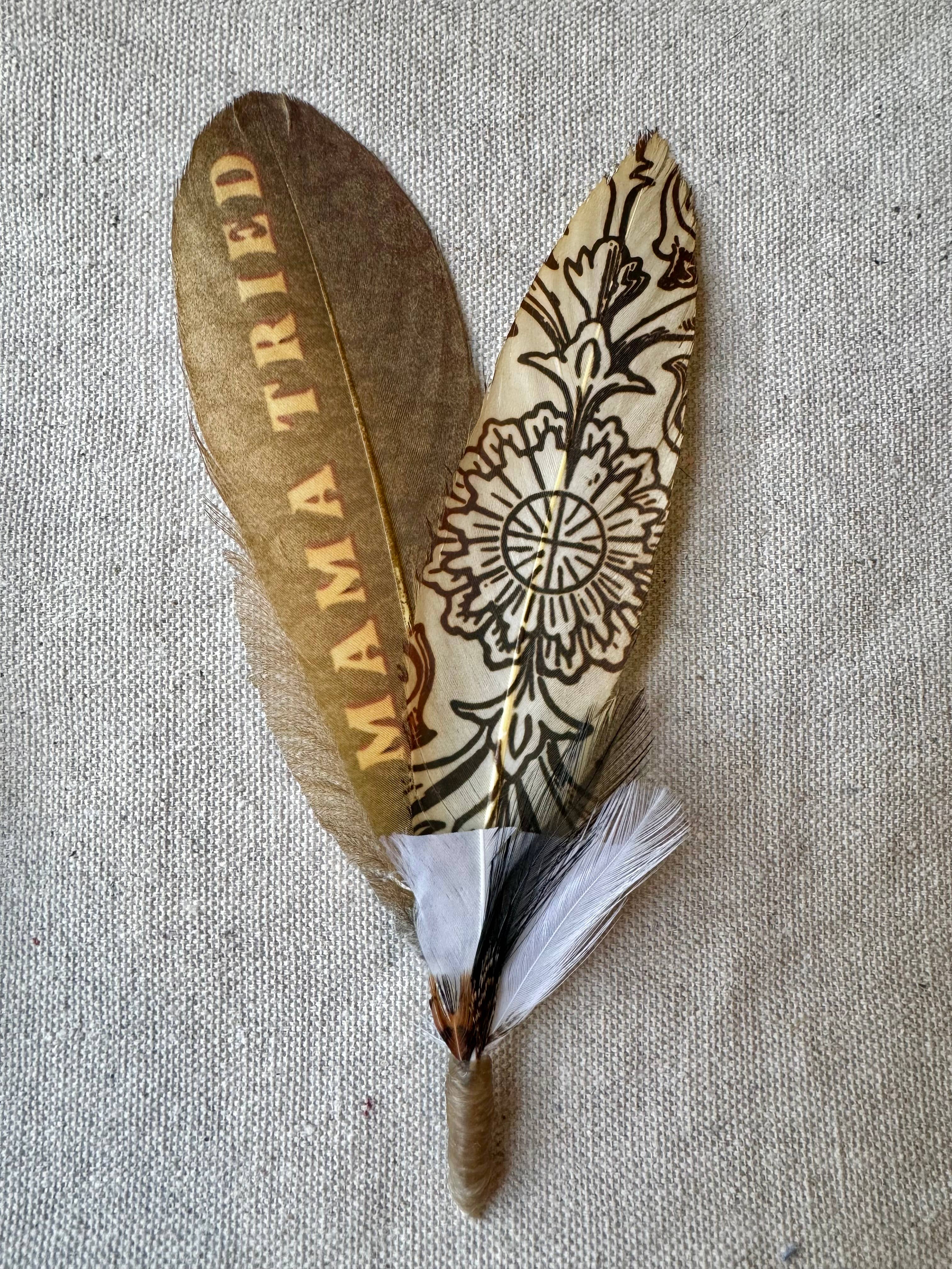 Buckaroo Supply Company - Wholesale Hat Accessory - Women's - Western Scroll Hat Feather - Western Hat Accessory5