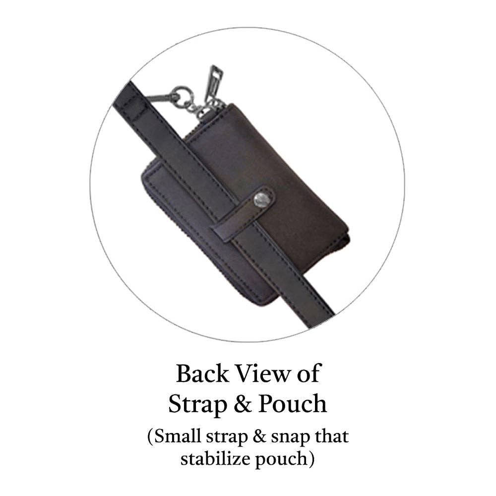 Save The Girls - Wholesale Phonecase Strap - Clip & Go Strap w/Pouch Brushed Vegan Leather5