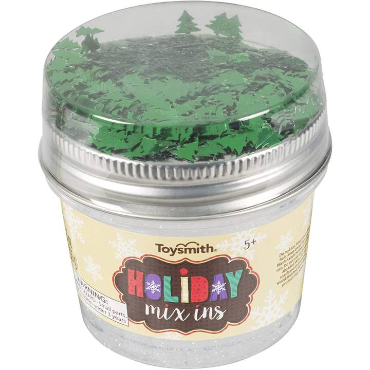 Toysmith - Wholesale Putty/Slime - Kids - Holiday Mix Ins, Putty/Slime Kit, Clear/Confetti/Colorful