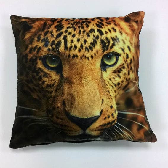 Rapport Home Furnishings Limited – wholesale Throw pillow cover – Leopard Polyester Cushion Cover0