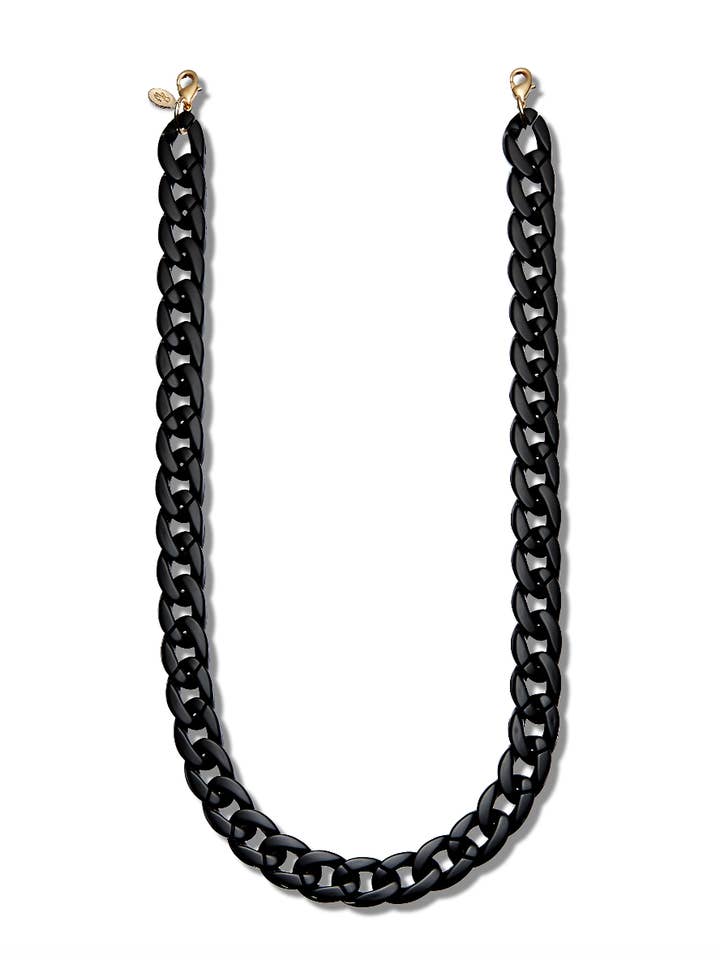 Acrylic Sunglass Chain in Black for wholesale by By Second Wind LLC