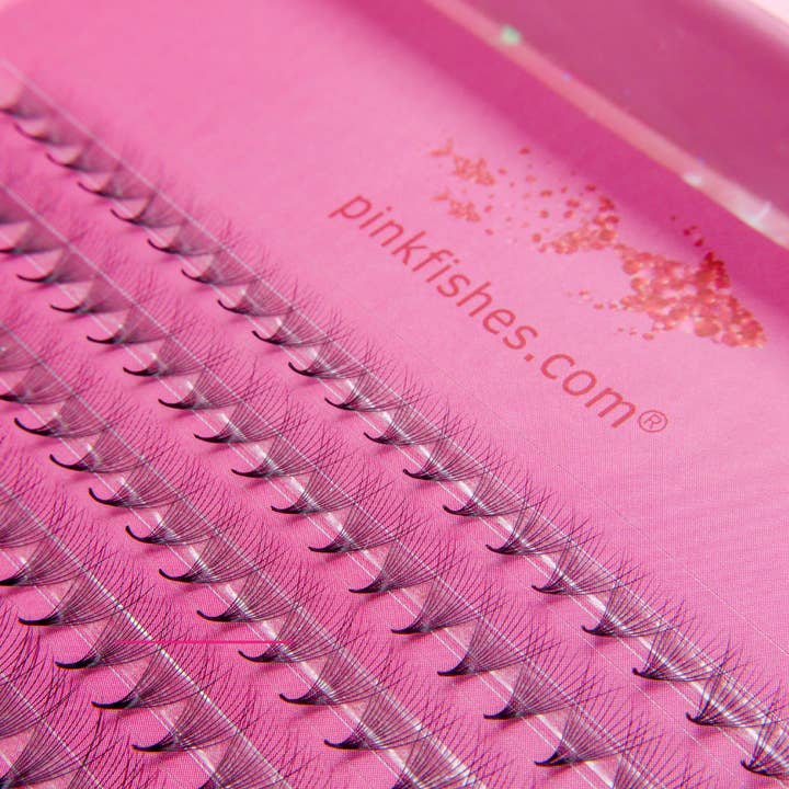 PinkFishes Ltd - Wholesale False/fake eyelashes - XL Mega Pre Fanned Lash Tray 12D Mix1