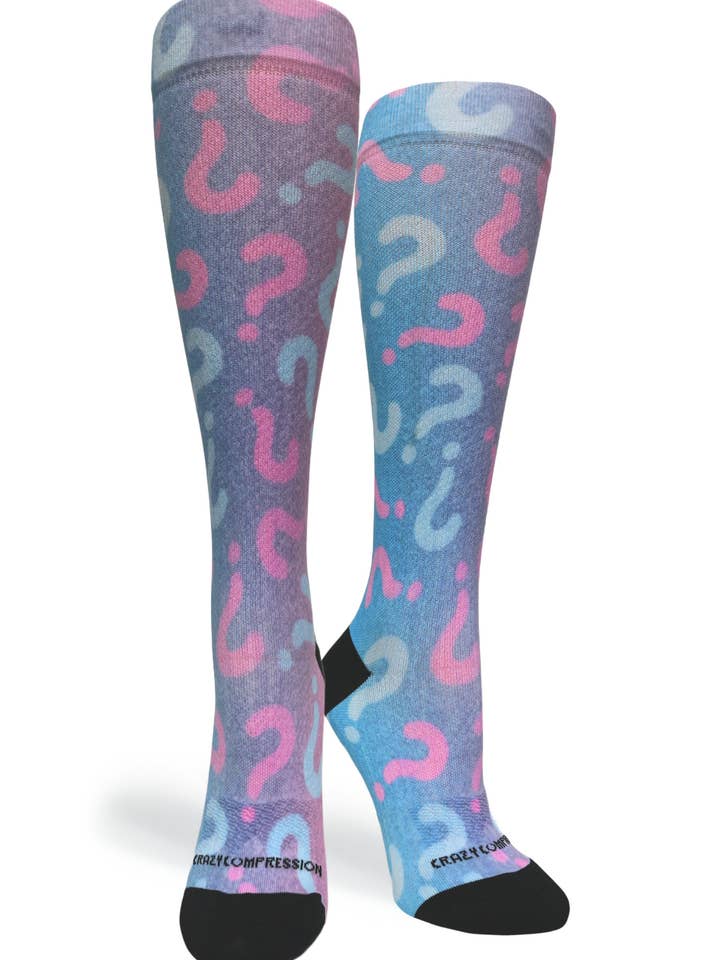 Meias de compressão 360 Guess What OTC (Standard e Extra Largas) por atacado de Crazy Compression