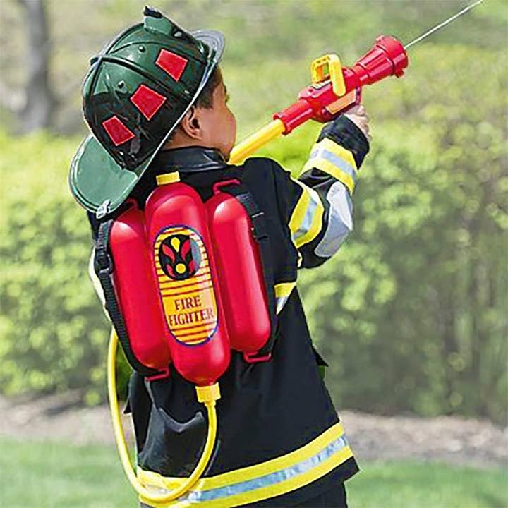 4E's Novelty - Wholesale Beach/Pool Toy - Kids & Baby - 4E's Novelty Firefighter Backpack Water Gun – Ultimate Water Soaker Blaster for Kids' Outdoor Fun