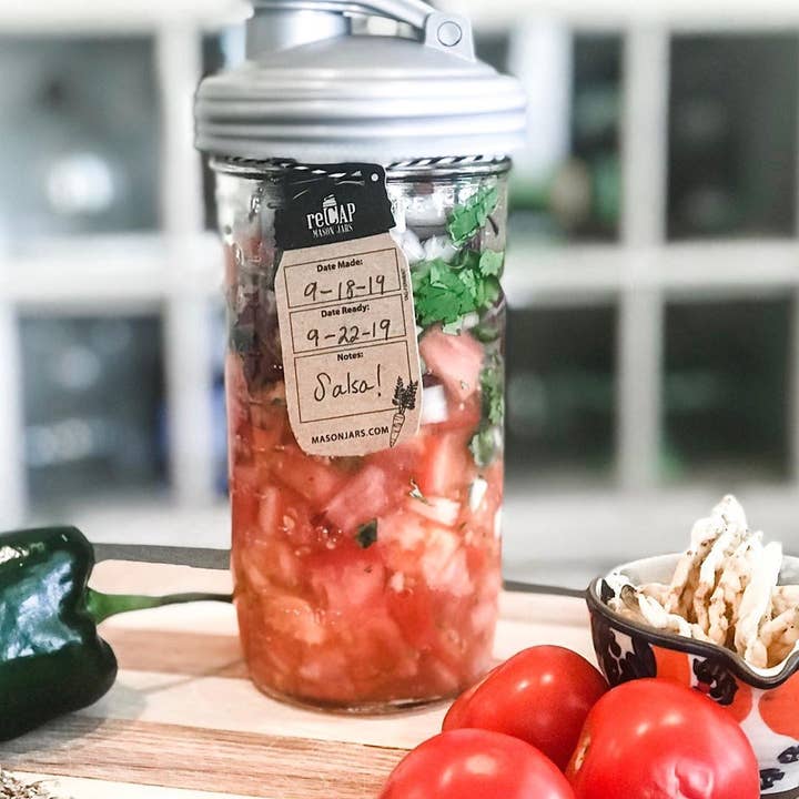 reCAP Mason Jars - Wholesale Food Storage Container - Mason Jar Fermentation Kit, by reCAP® - Case of 62