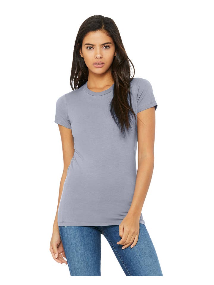 Total Apparel - Wholesale T-Shirt - Women's - Bella + Canvas 6004 - Ladies' Slim Fit T-Shirt6