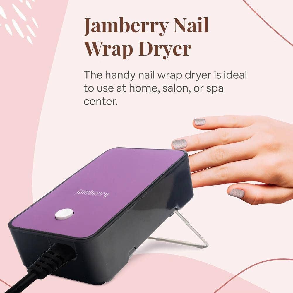 Innovarix - Wholesale Nail Dryer Fan - Nail Wrap Heater & Dryer for Manicure/Pedicure - Purple1