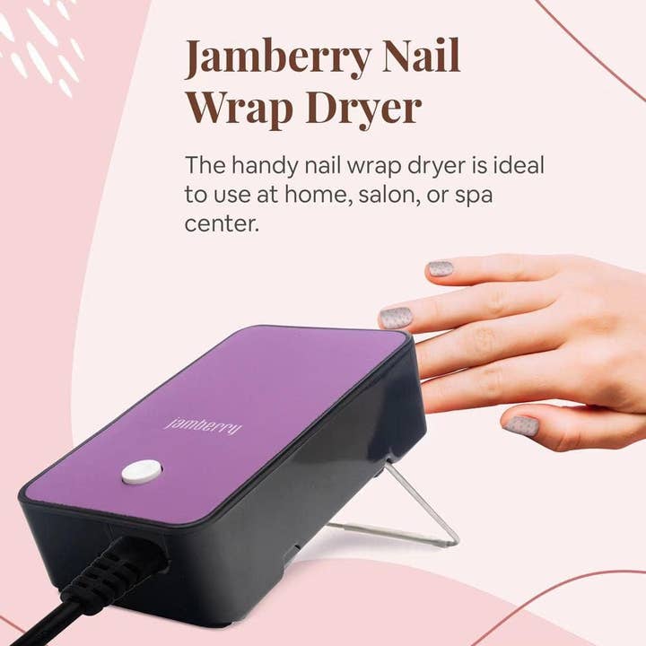 Innovarix - Wholesale Nail Dryer Fan - Nail Wrap Heater & Dryer for Manicure/Pedicure - Purple1