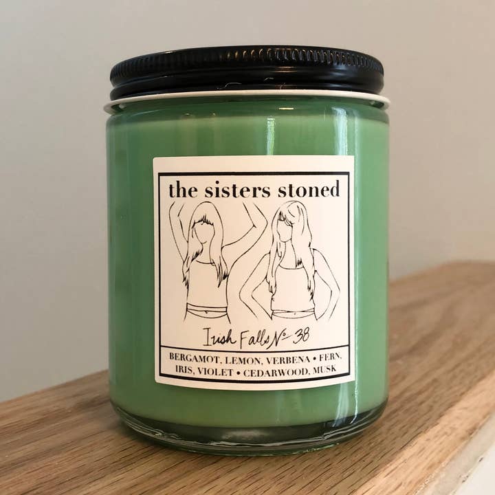 Irish Falls No. 38 Soy Single Wick Candle for wholesale by The Sisters Stoned