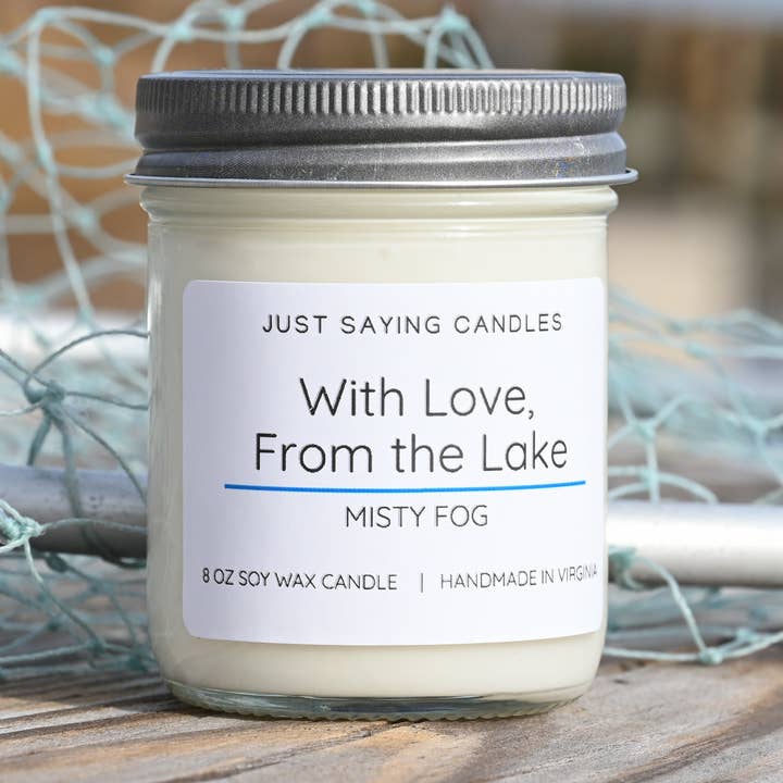 With Love, From the Lake for wholesale by Just Saying Candles