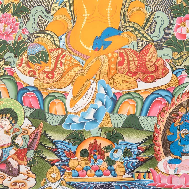Lucky Thanka - Wholesale Painting/drawing - Hand-Painted Zambala Thangka2