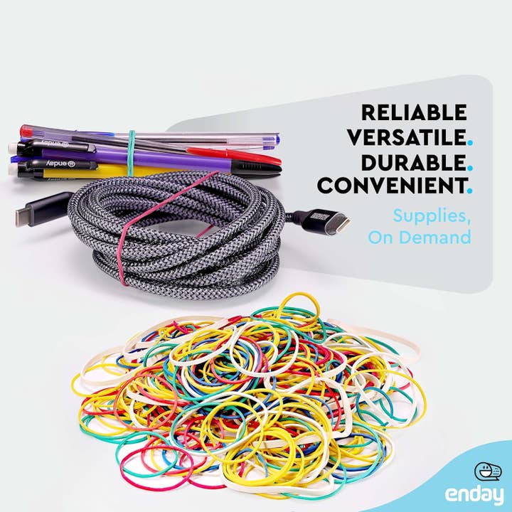 enday - Wholesale Classic Toy - Kids - Assorted Colors And Sizes Rubber Bands (227g/0.5 lbs)3