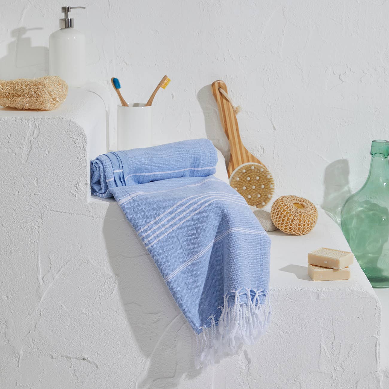 Kikoya - Wholesale Beach Towel - Turkish Beach Towels Hammam Peshtemal Fouta LightWeight Pool1