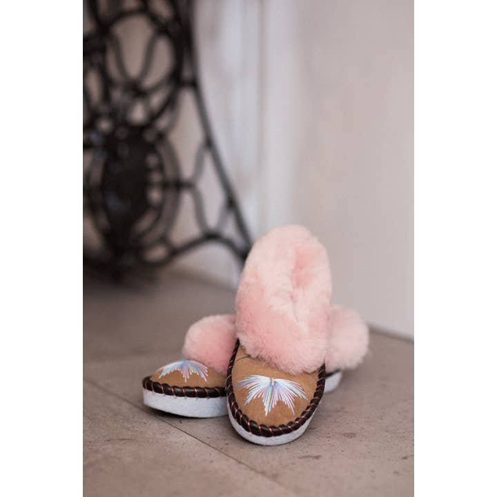 Sheepers - Wholesale Slippers - Women's - Unicorn Candy Pink Sheepskin Slippers3