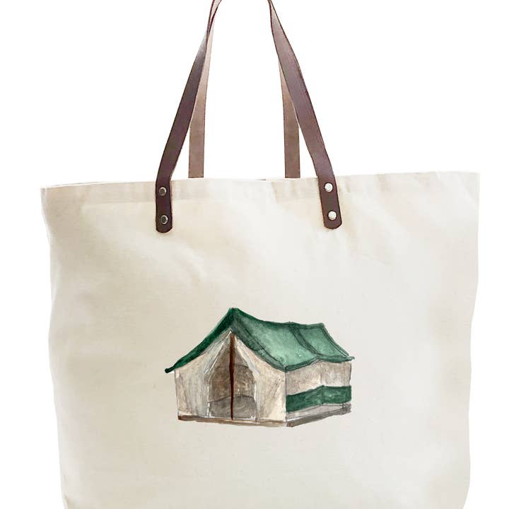 grand cabas de tente pour la vente par Tina Labadini Designs