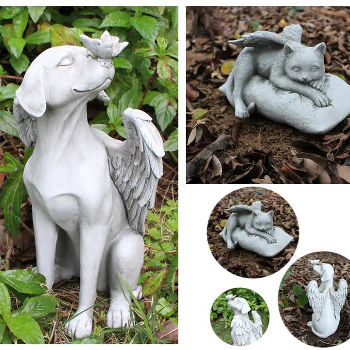 Engel-Tier-Gedenkstatue für den Großhandel von Mothology Home