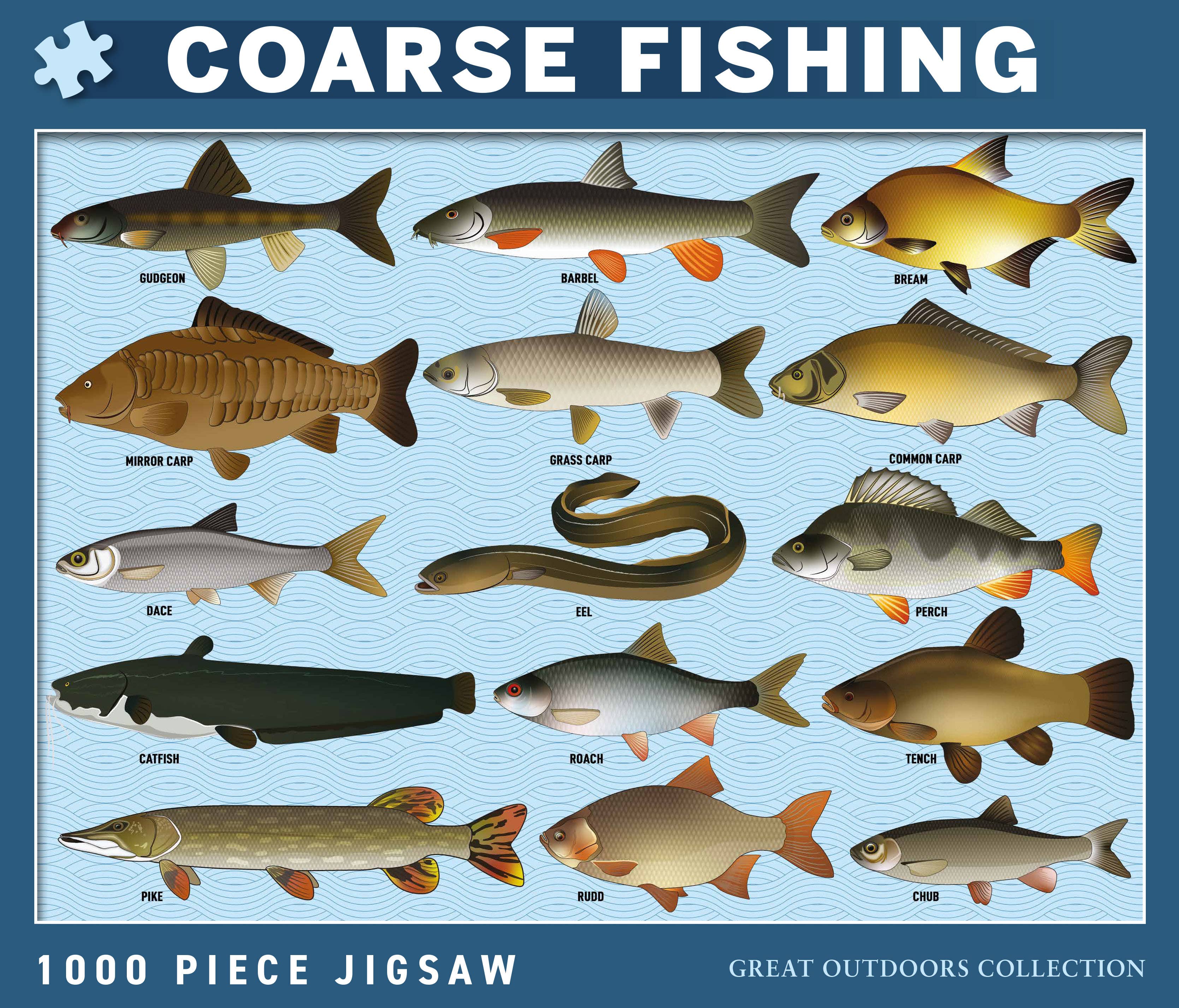 Coach House Partners - Wholesale Puzzel - Volwassene - Coarse Fishing legpuzzel van 1000 stukjes2