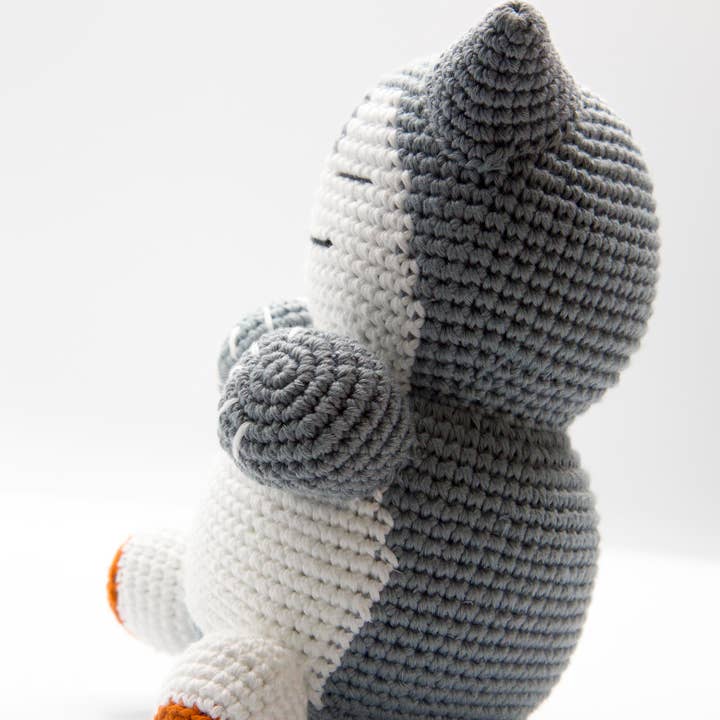 The Crochet Toy Store – Großhandel Kuschel-/Plüschtier – Kind & Baby – Süßes handgemachtes Snorlax Pokemon Amigurumi Gehäkeltes Plüschtier