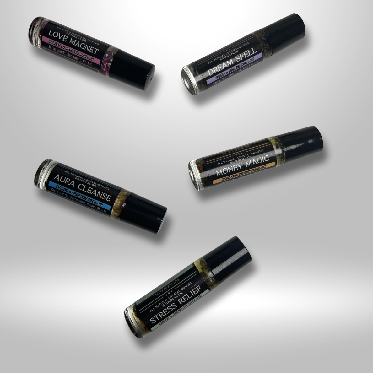 Mystic Showers - Wholesale Essential Oil Roll-On - Crystal Infused Essential Oils Roll On with Botanicals 4
