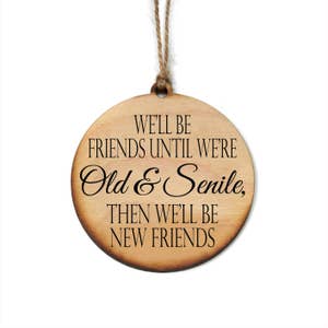 Stranger Things FRIENDS Oval Christmas Ornament - The Wholesale T