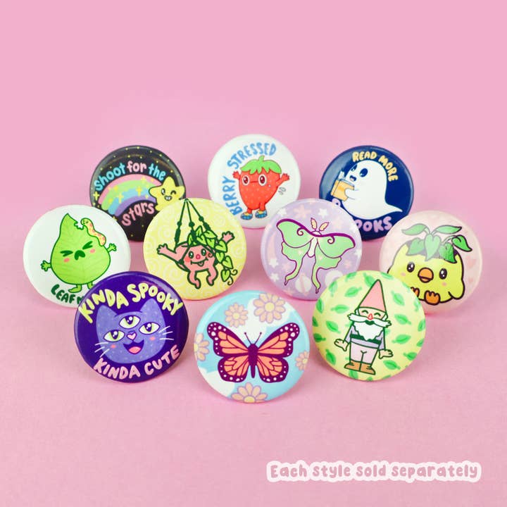 Turtle's Soup - Wholesale Lapel Pin/Button - Read More Books Funny Reading Ghost Gift Pinback Button3