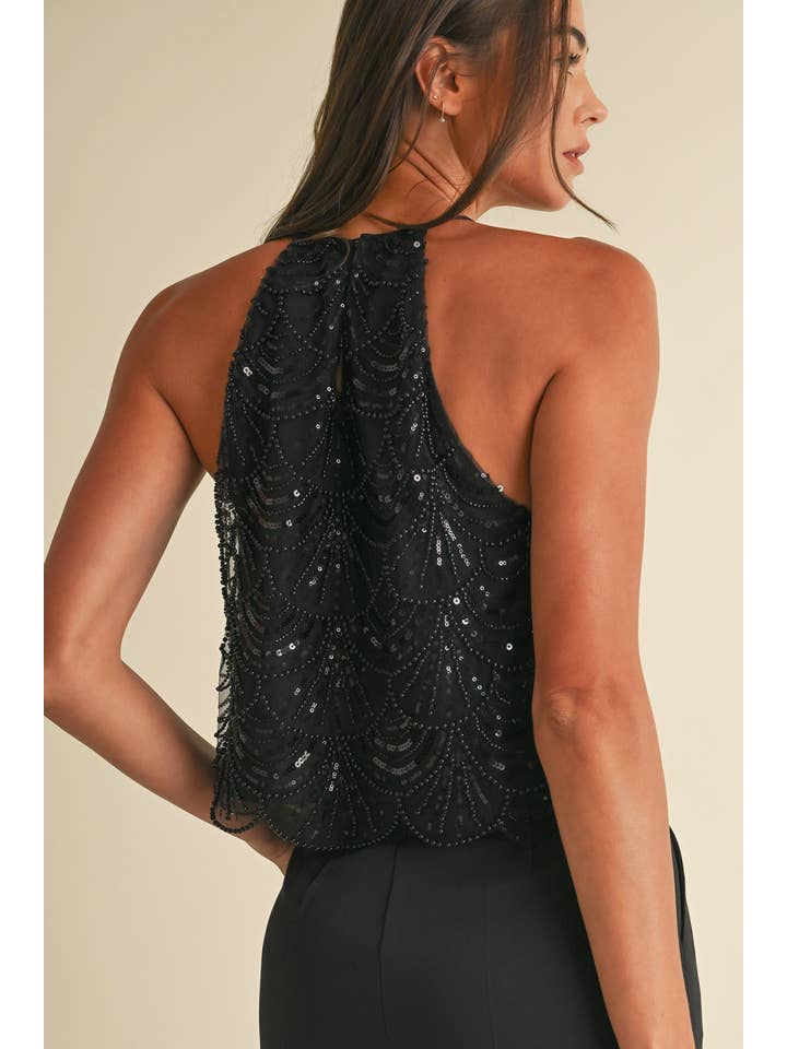 White Mermaid embellished Top for wholesale on Faire9