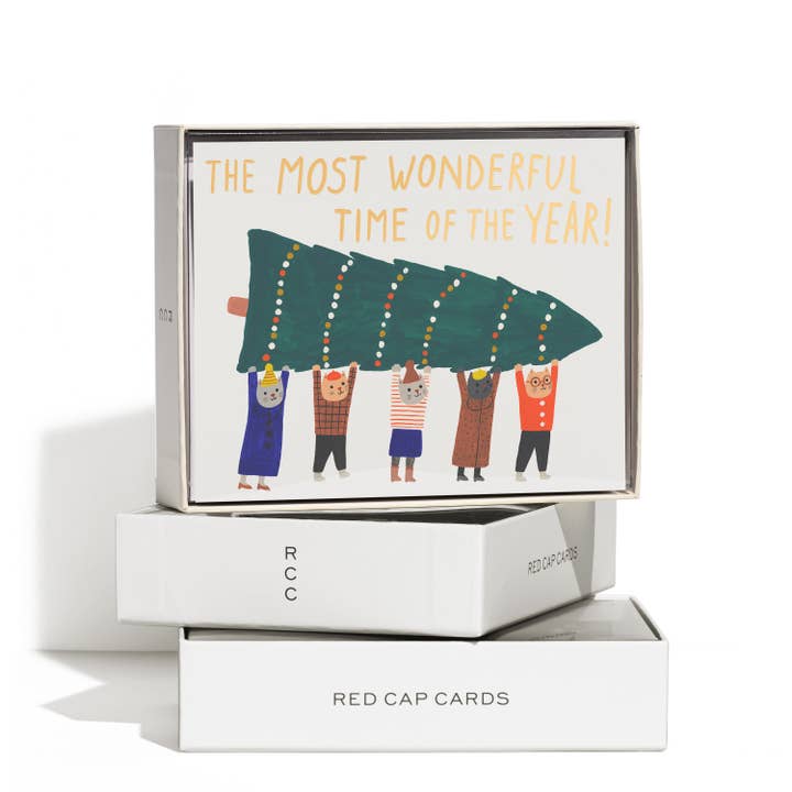 Red Cap Cards - Wholesale Christmas Card - Xmas Kitties Christmas greeting card1