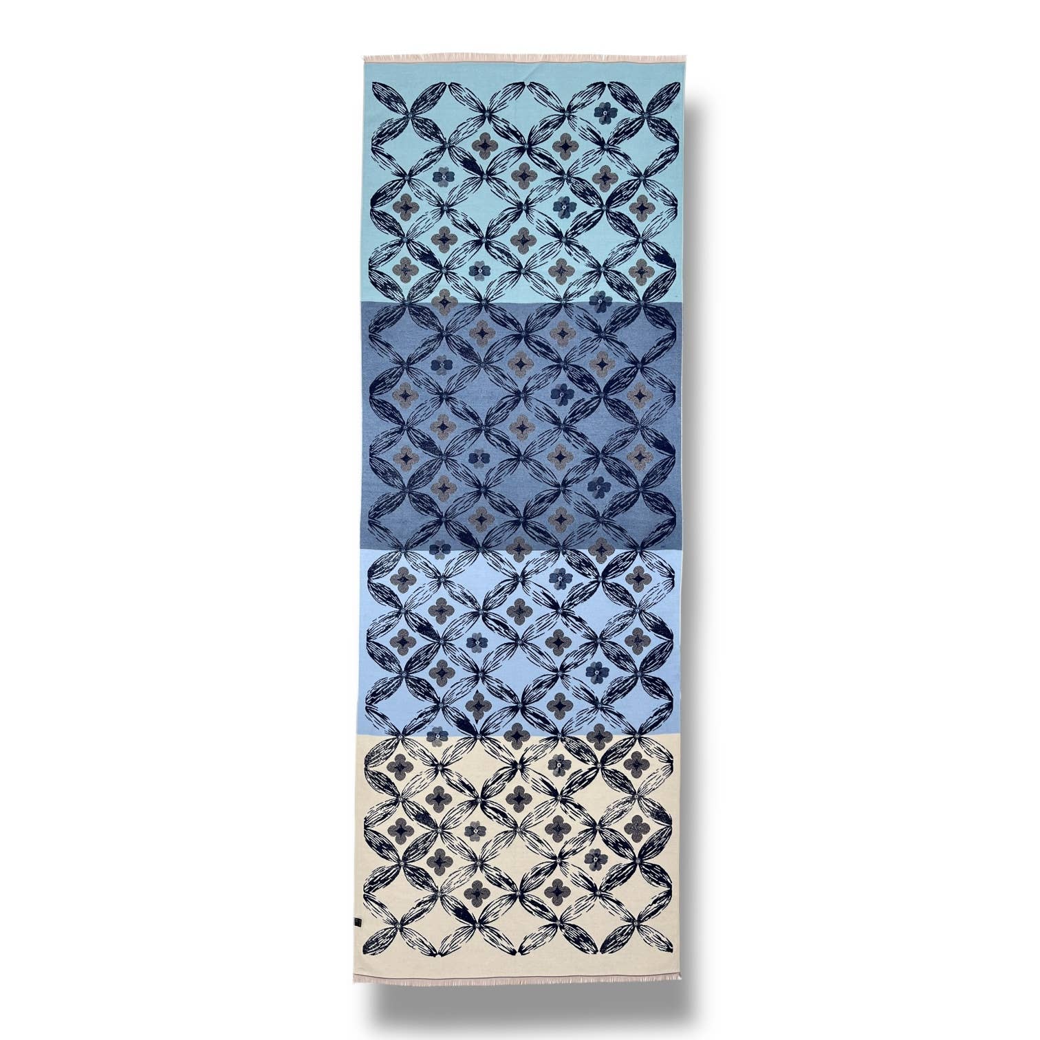 London Scarves - Vendita all'ingrosso Sciarpa - Donna - Sciarpa in misto cashmere a motivo geometrico2