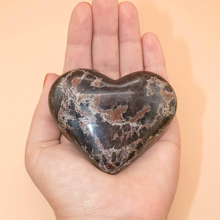 Tiny Rituals - Wholesale Spiritual Stone/Crystal - Rare Covellite Hearts - AAA Premium Quality25