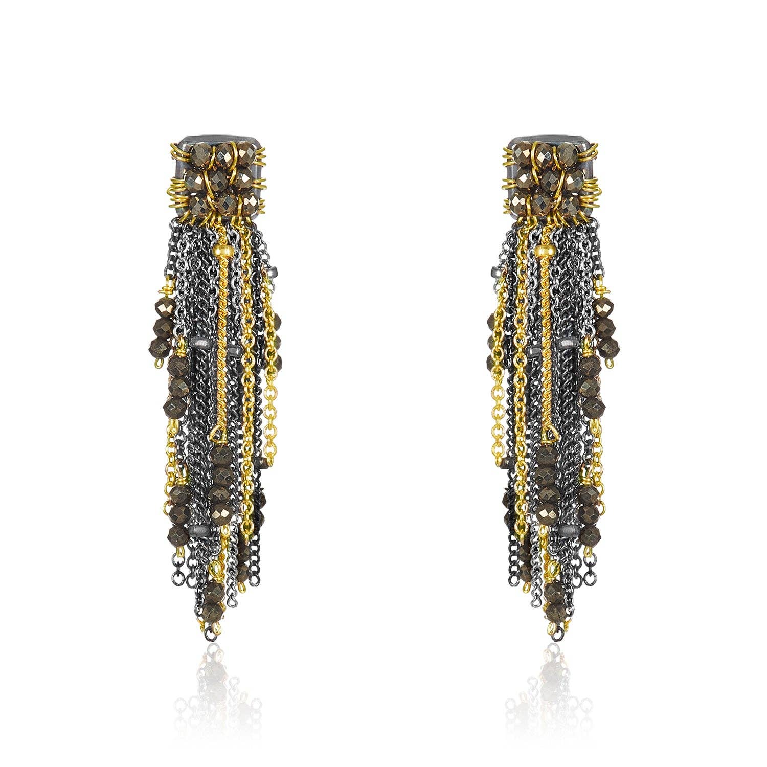 Mabel Chong - Wholesale Tassel Earrings - Domino With Tassels0